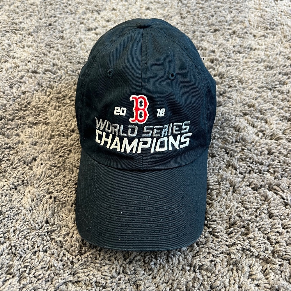 MLB Boston Red Sox Hat Cap Mens OS World Series Champions 2018 Blue Fan Favorite